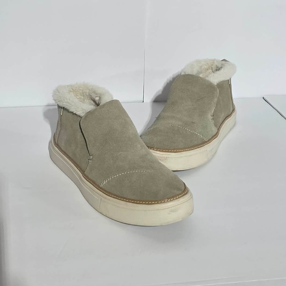 Toms Paxton suede faux-fur lined sneaker
